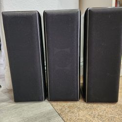 Home Theater Speaker Set (L/C/R) – Great Sound – $70