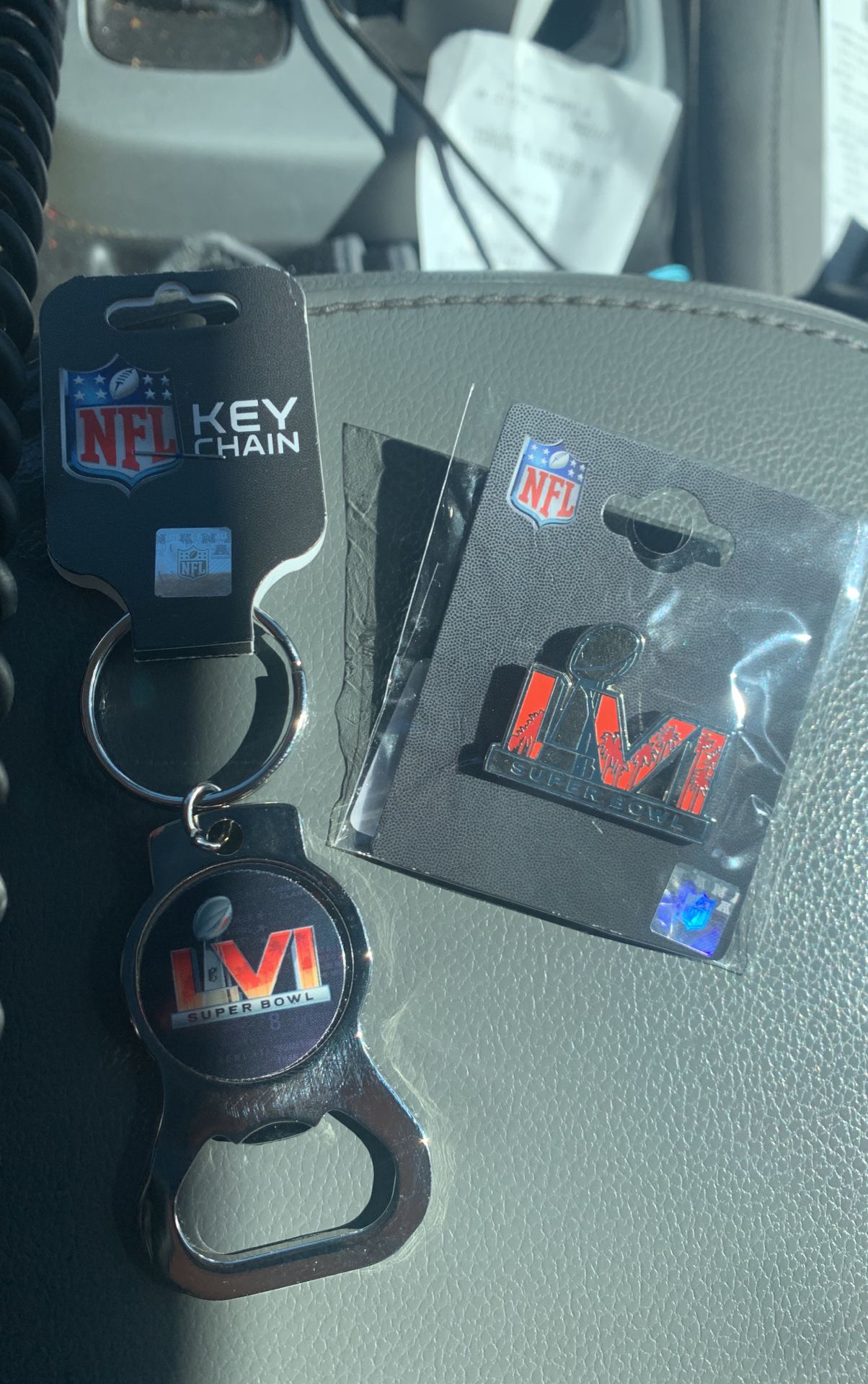 Super Bowl Los Angeles Pin And Bottle Opener