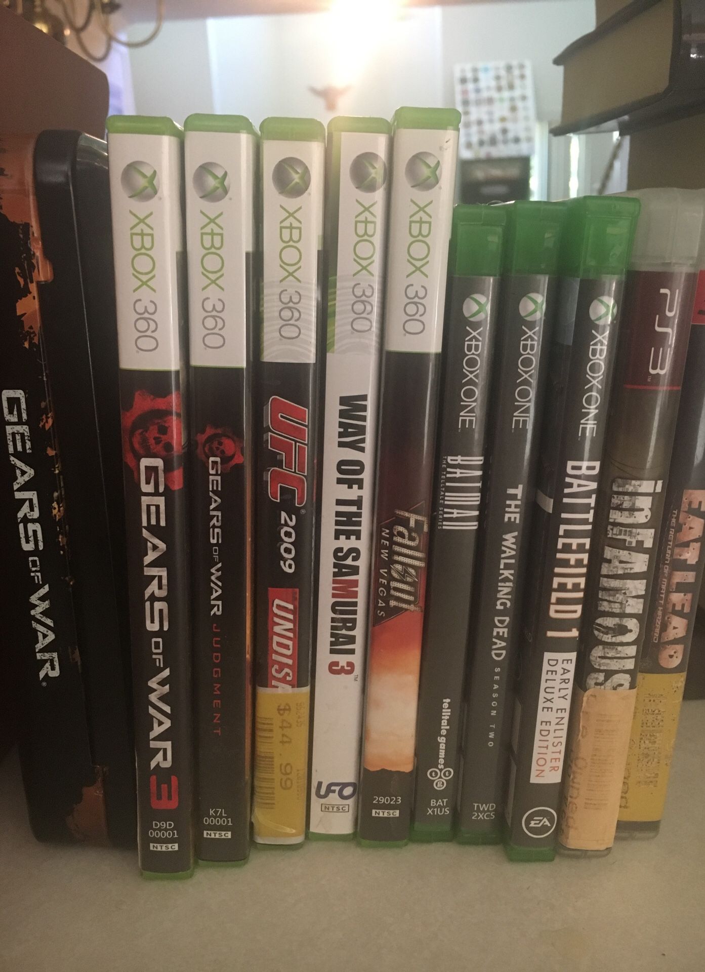 Xbox One, Xbox 360 and PS3 games for sell