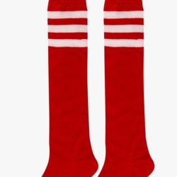 Knee High- Red Socks 