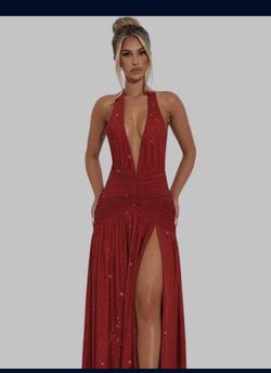 Halter Neck Dress - Backless Maxi Dress