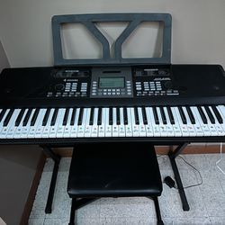Like New Keyboard..stand and stool.