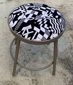 Abstract industrial stool
