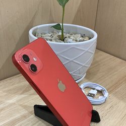 Apple IPhone 12 Red 64GB Unlocked For Any Carrier/iPhone 12 64Gb Liberado Para Cualquier Compañia 