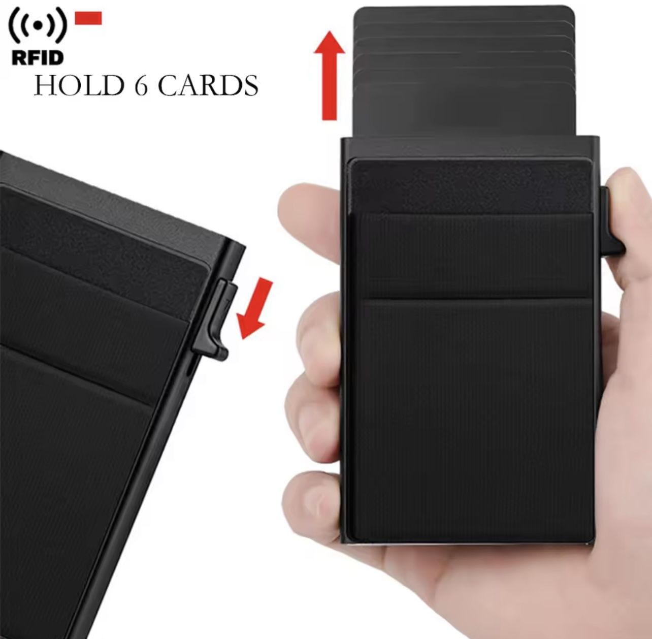 Rfid Smart Wallet Card Holder