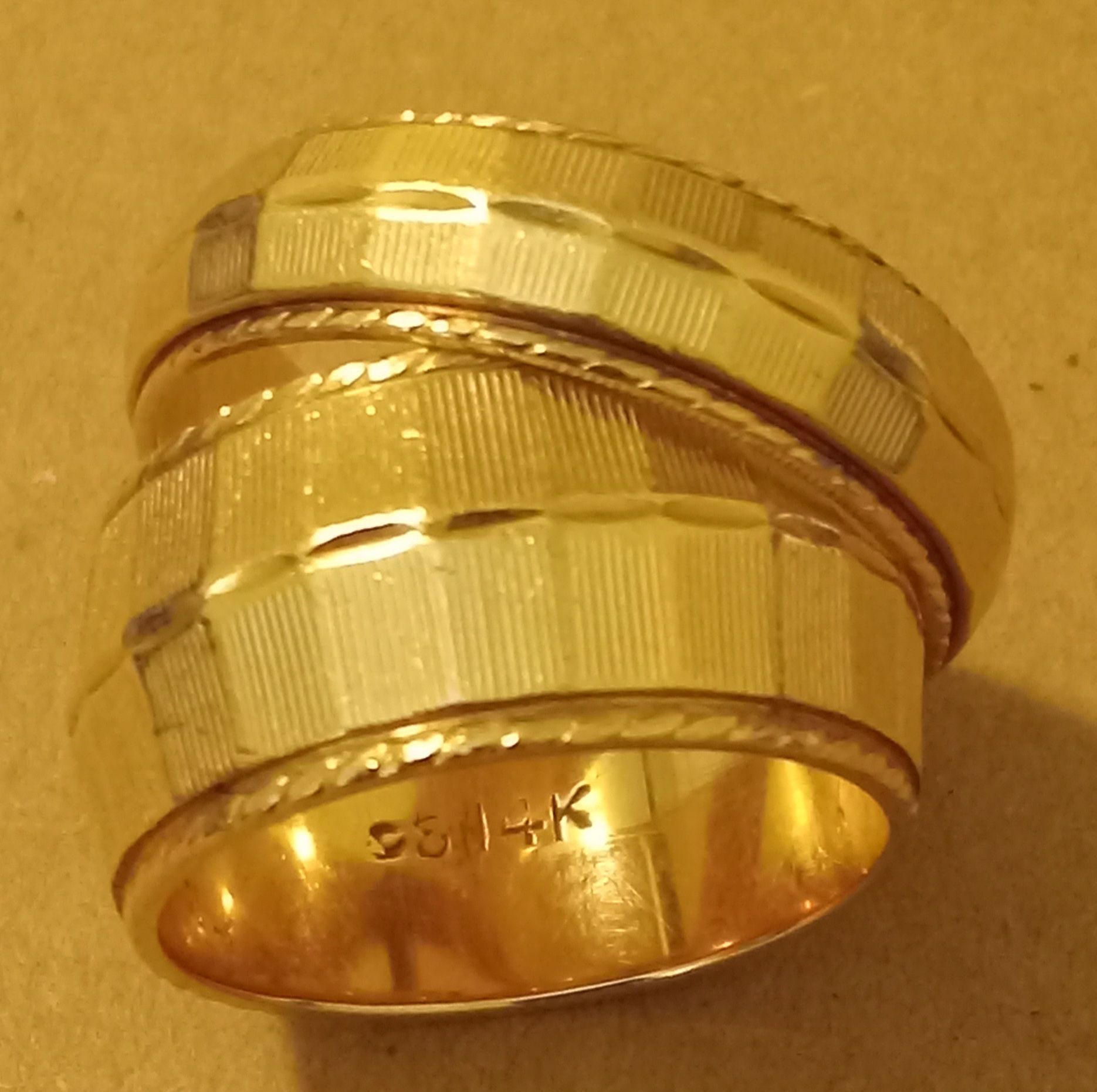 14K Gold Wedding Band Set - 14.5g