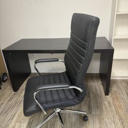 New black Office Manager Chair Excellent Condition  