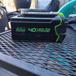 Greenworks 4ah 40volt Battery. 