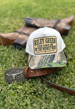 Riley Green Camo Patch Snapback Hat