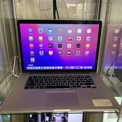 MacBook 15 inch 2015 I7  2.5GHZ  16GB DDR3 500GB Flash Storage  macOS Monterrey version 12.6