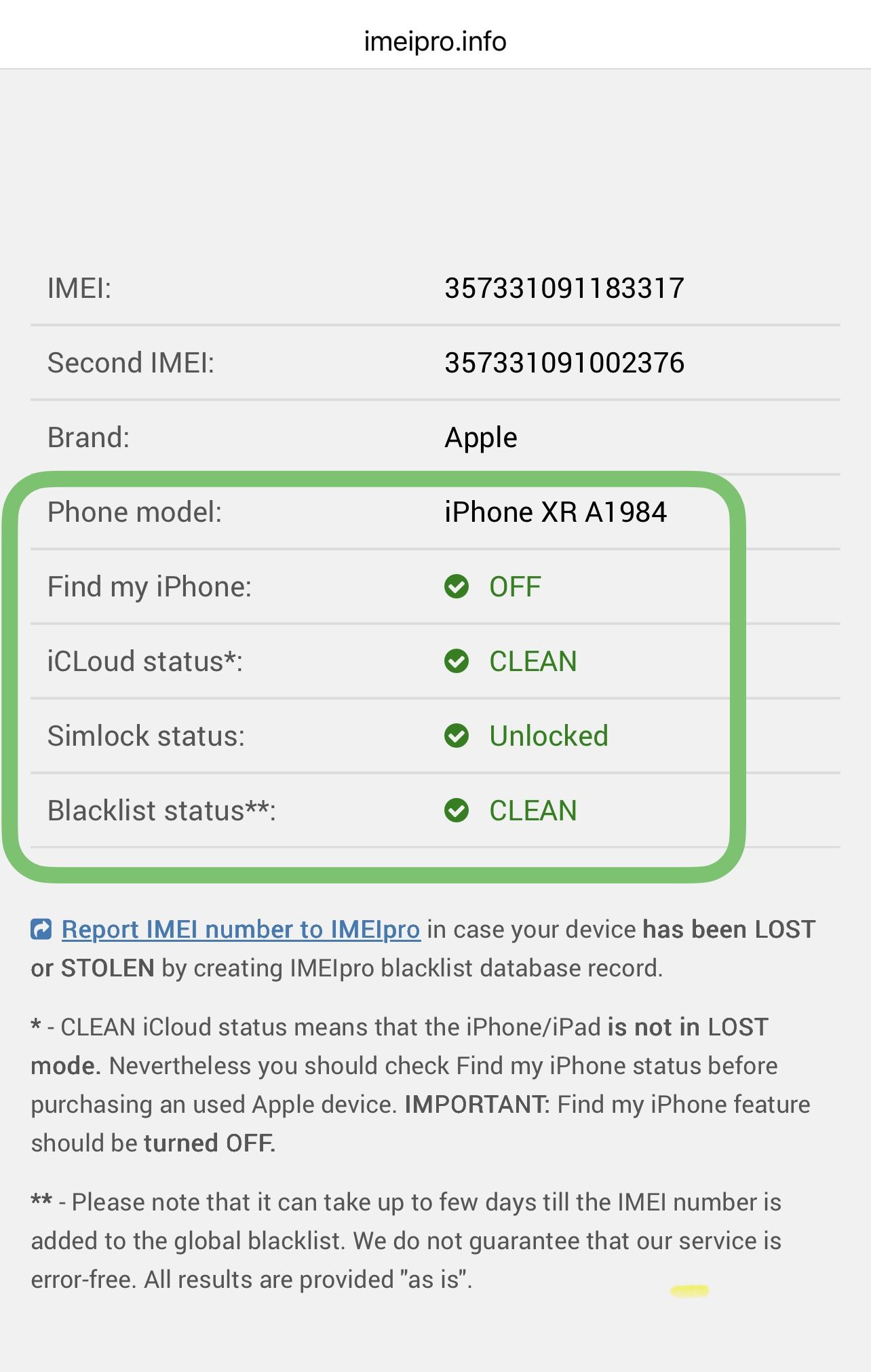 IPHONE XR, 64 GB ,UNLOCKED WORLDWIDE