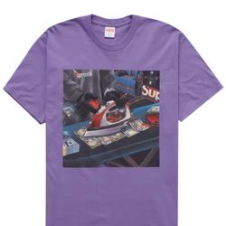 Supreme Gas Tee “Purple” (SS22)  Men’s XL