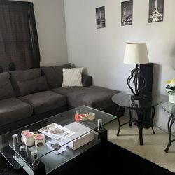 Living Room Sectional &’ Tables