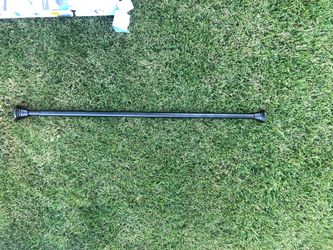 Decorative Aluminum Shower Rod (Adjustable Length)