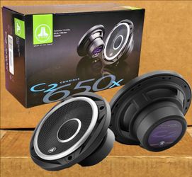 Car Speaker Set 6 1/2" 2-Way Coaxial Speaker System 225 Watts JL Audio C2-650X 🚨 Payment Options Available 🚨 No Credit Needed 🚨