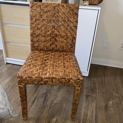 Pottery Barn Woven Wicker Chair