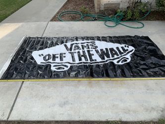 9ft x 3 1/2ft Vans Off The Wall Vinyl Poster
