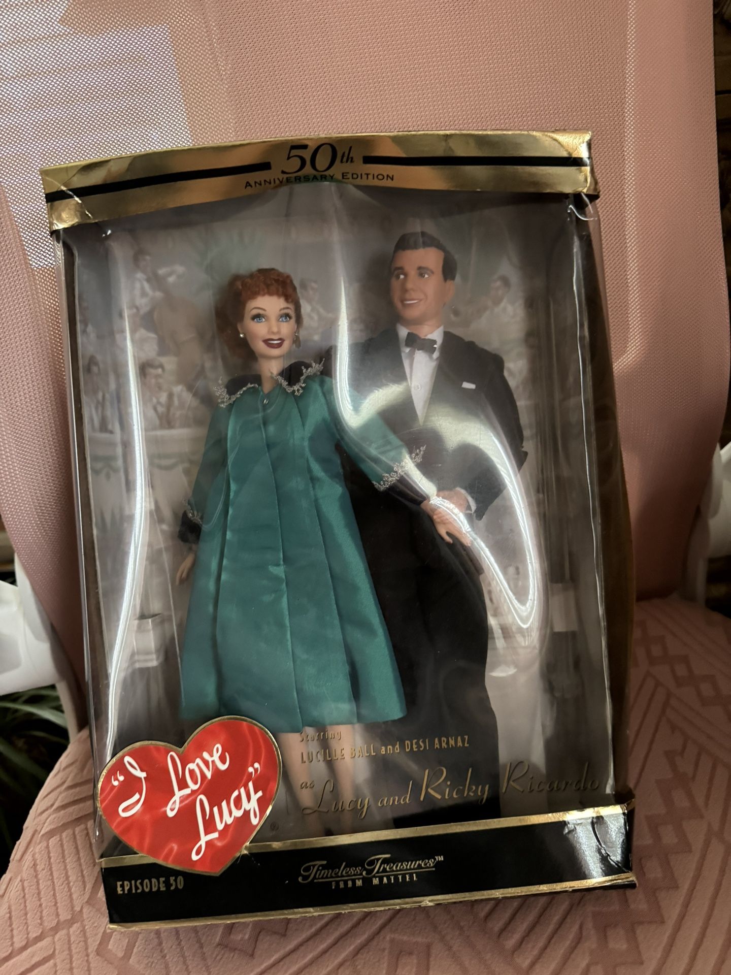 I Love Lucy Episode 50 “ Timeless Treasure “ Lucy And Ricky Ricardo Dolls