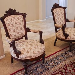 Antique Lounge Chairs 