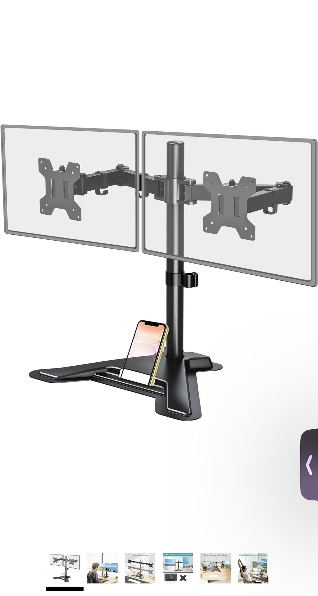 Standing Dual Monitor Mount