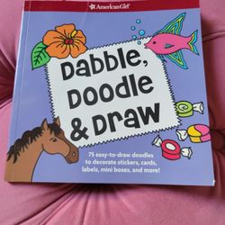 American girl dabble doodle and draw book