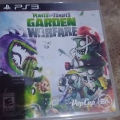 PS3 Plants vs Zombies Garden Warfare Game