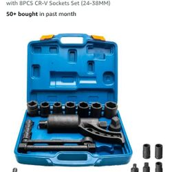 Heavy Duty Torque Multiplier Wrench Set 11pc Lug Nut Remover Trucks RVs Buses Semi-Trucks 1:64