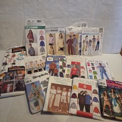 14 Sewing Sew Patterns Pattern Women's Adult Costume Art Craft