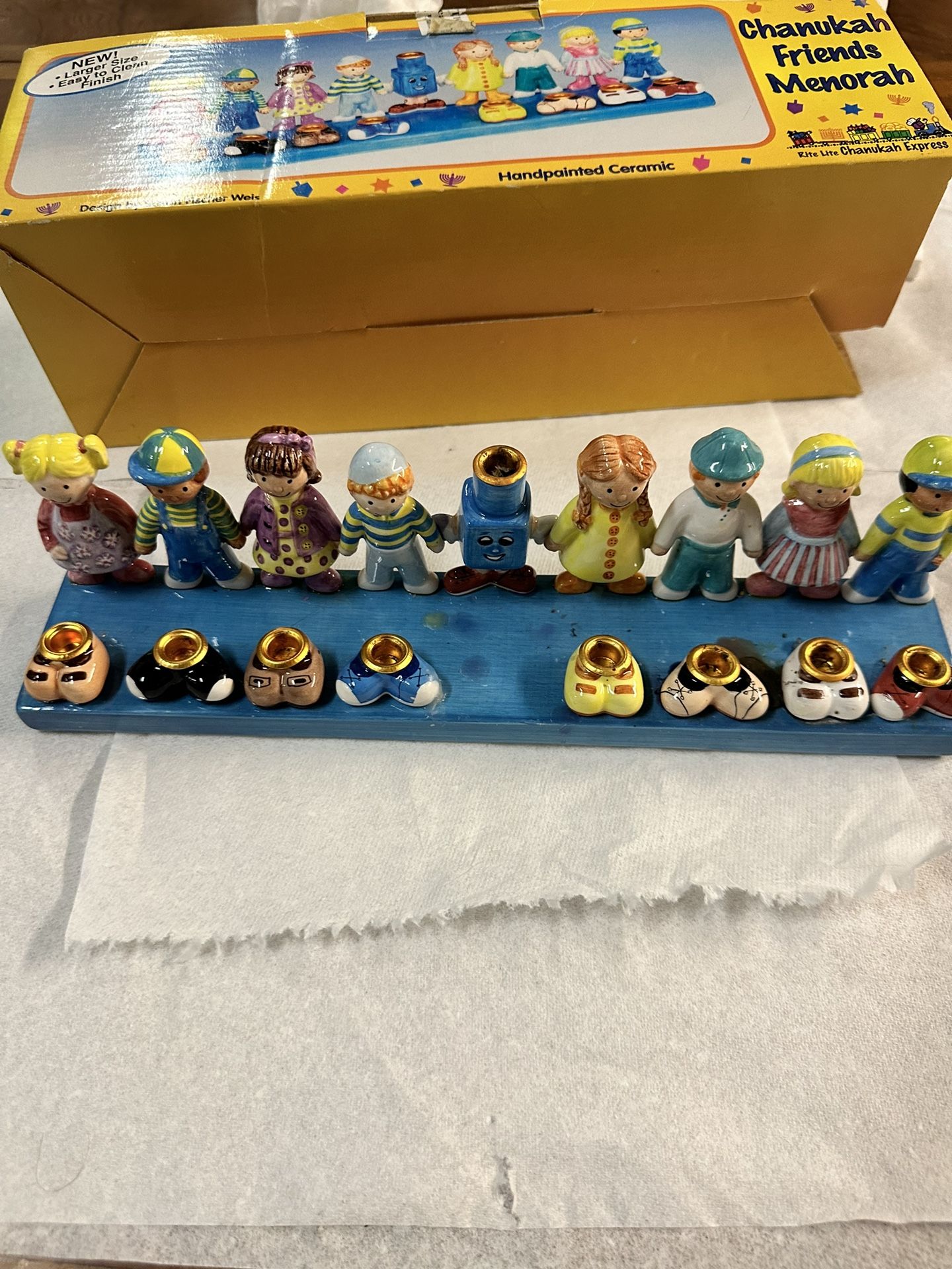 Rite Lite FRIENDS 12.5" Menorah Chanukah Express Kids Shoes Susan Fischer Weis