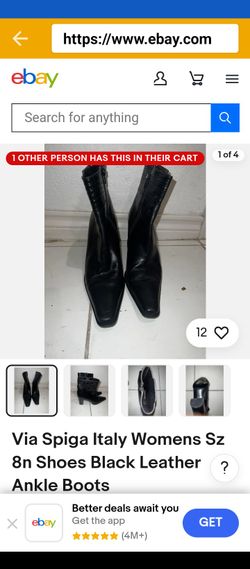 Black Leather Boots-