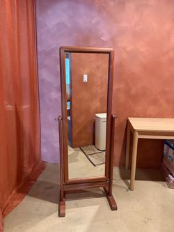 Vintage Teak Mirror