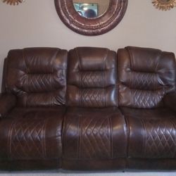 Leather Recliner Sofa And Leather  Recliner Chair