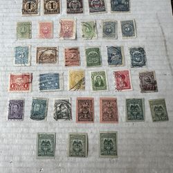 Colombia Vintage Collection Of 33 1(contact info removed) Used Stamps 