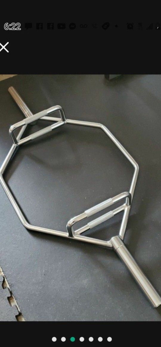 HEAVY DUTY OLYMPIC HEX, TRAP BAR ( BRAND NEW )