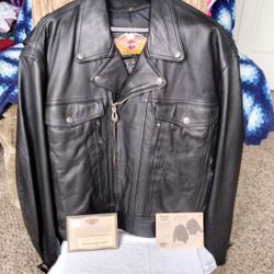 Genuine "HARLEY DAVIDSON "Leather  Jacket  ××× Large 