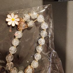 White Flower Bracelet