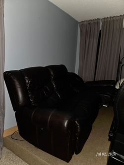 Leather sofa 3 seater FREE