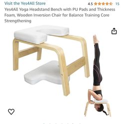 Wooden Yoga Stool 