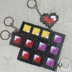 Perler Bead Keychains