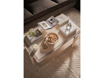 Modern Desert/Stone Cocktail Table