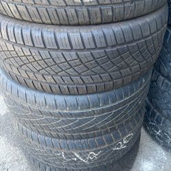 245-55-18 Used Set Like New Continental 