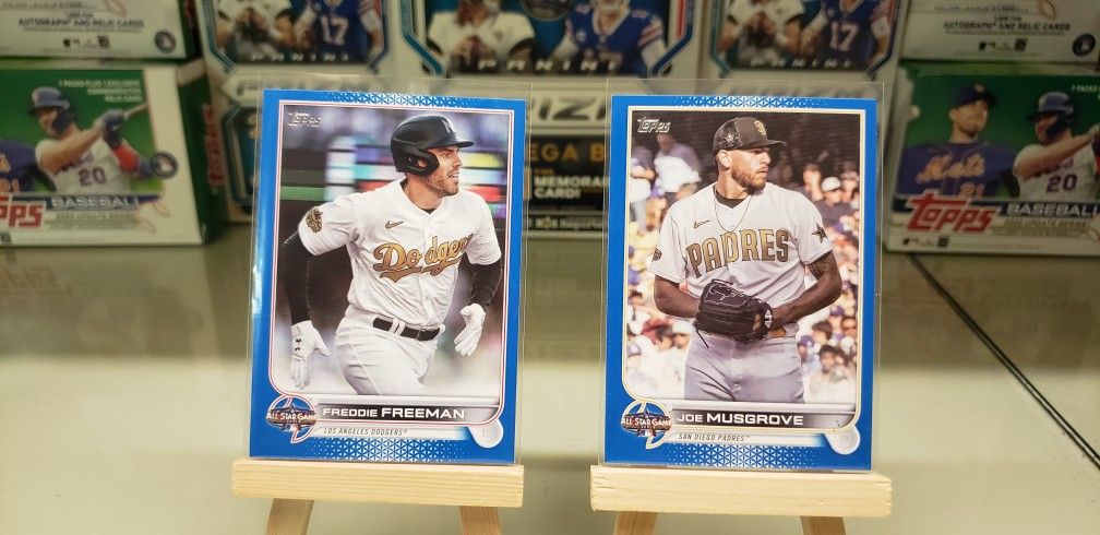 2022 Topps Update Series - Anthony Freeman & Joe Musgrove All Star Game,Blue Parallel 