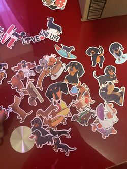 Stickers of Dachshund