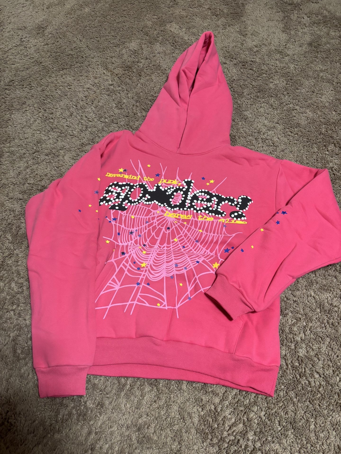 Spider Hoodie Pink