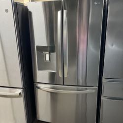 NEW OPEN BOX LG FRENCH STYLE REFRIGERATOR 