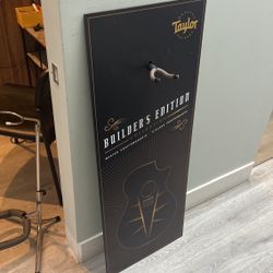 Taylor Guitars USA Promotional Store Display Wall Hanger String Swing 