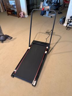 Walking treadmill with remote
