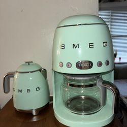 SMEG Drip Coffee Machine and mini Electric Kettle