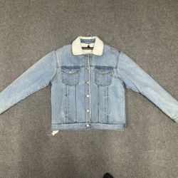 Fur Lined Premium Denim Jacket (All Sizes)