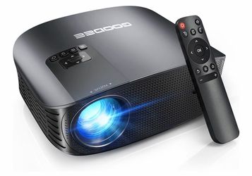 GooDee 4K Portable Projector with WiFi 6 and Bluetooth 5.4 - 2026 Upgraded Full HD Video Projector, Dolby Audio Home Theater for Outdoor Night & Bedro